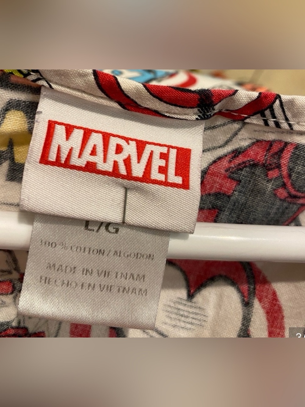 Marvel Scrub Top - Comic-Print V-Neck Medical Scrub Top - Picture 2 of 3
